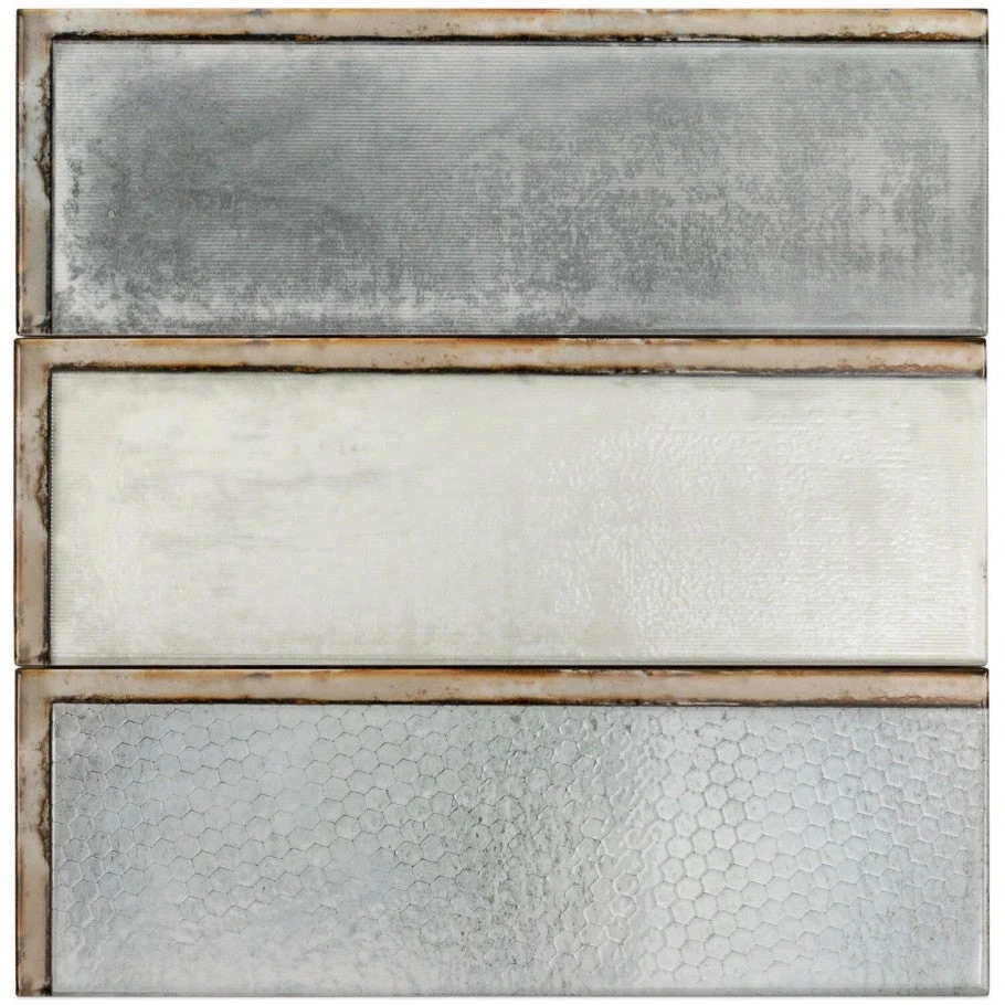 Turbine Industrial Glass Gray 4x12 Ceramic Wall Tile 5 Turbine Industrial Glass Gray 4x12 Ceramic Wall Tile - Image 5