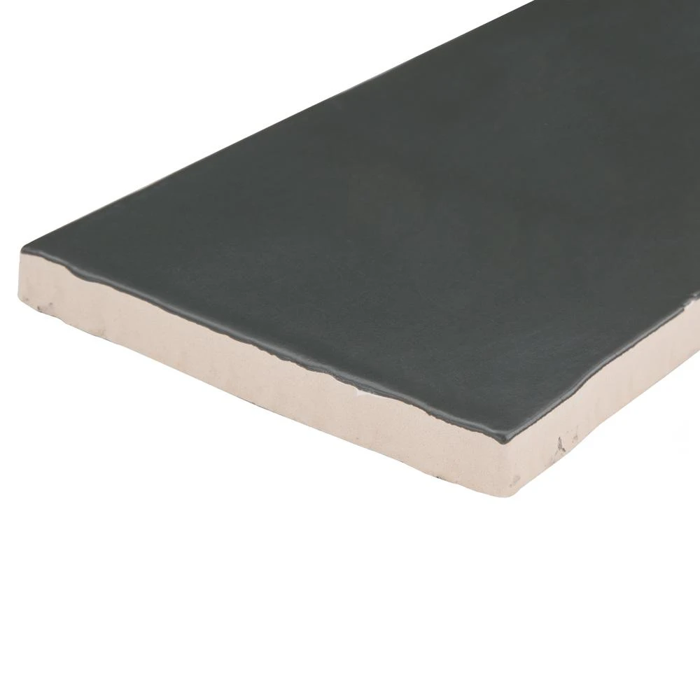 Merola Tile Chester Matte Nero 3 In. X 12 In. Ceramic Wall Subway Tile (5.93 Sq. Ft. / Case) 8 Merola Tile Chester Matte Nero 3 In. X 12 In. Ceramic Wall Subway Tile (5.93 Sq. Ft. / Case) - Image 8