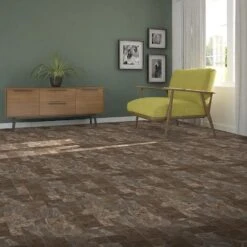 Congoleum ArmorCore Terrace Paver 12-ft W Cut-to-Length Fresh Brew Stone Look Low-Gloss Finish Sheet Vinyl