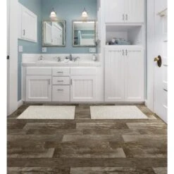 Congoleum AirStep Evolution Colonial Plank 12-ft W Cut-to-Length Barn Owl Wood Look Low-Gloss Finish Sheet Vinyl