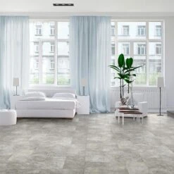 Congoleum AirStep Evolution Contour 12-ft W Cut-to-Length Highlight Stone Look Low-Gloss Finish Sheet Vinyl