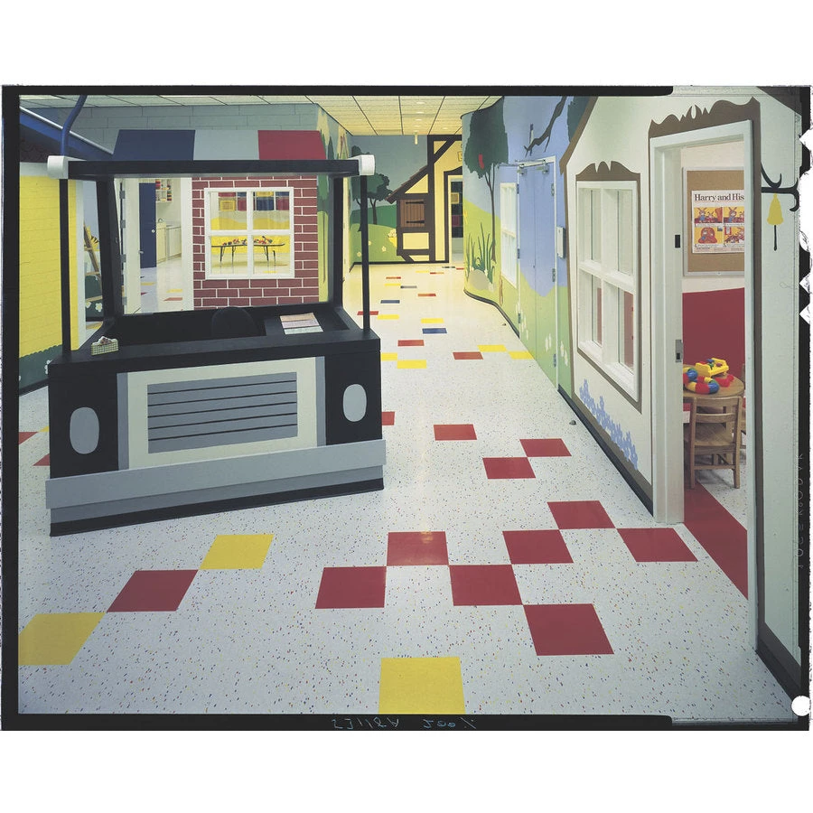 Armstrong Flooring Companion Square 45-Piece Party White Commercial VCT Tile 1 Armstrong Flooring Companion Square 45-Piece Party White Commercial VCT Tile