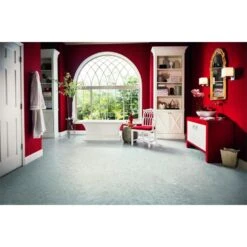 Floor Promotion Store 36 Armstrong Flooring Alterna 14-piece 16-in X 16-in Groutable Carrera Marble Gray Glue (Adhesive) Vinyl Tile