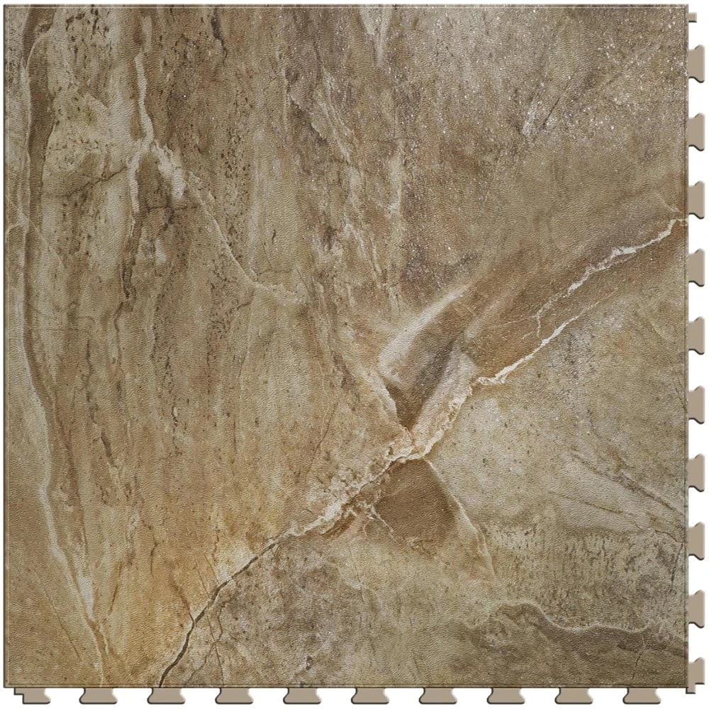 Perfection Floor Tile Stonecreek Collection Cheyenne Shale/Satin 20-in X 20-in Water Resistant Interlocking Luxury Flooring (16.7-sq Ft) 4 Perfection Floor Tile Stonecreek Collection Cheyenne Shale/Satin 20-in X 20-in Water Resistant Interlocking Luxury Flooring (16.7-sq Ft) - Image 4