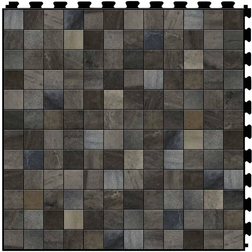 Perfection Floor Tile Master Mosaic Castle Stone/Satin 20-in X 20-in Water Resistant Interlocking Luxury Flooring (16.7-sq Ft) 2 Perfection Floor Tile Master Mosaic Castle Stone/Satin 20-in X 20-in Water Resistant Interlocking Luxury Flooring (16.7-sq Ft) - Image 2