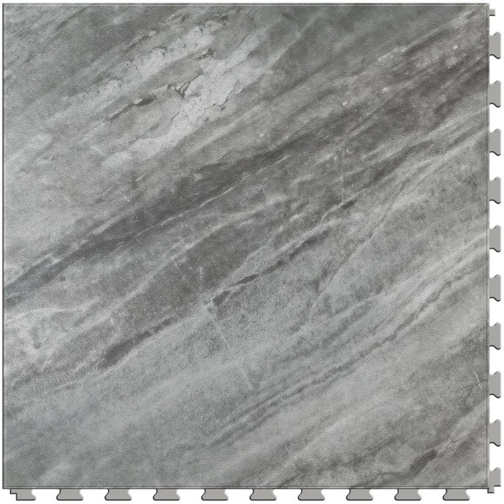 Perfection Floor Tile Gemstone Collection Black Marble/Satin 20-in X 20-in Water Resistant Interlocking Luxury Flooring (16.7-sq Ft) 3 Perfection Floor Tile Gemstone Collection Black Marble/Satin 20-in X 20-in Water Resistant Interlocking Luxury Flooring (16.7-sq Ft) - Image 3