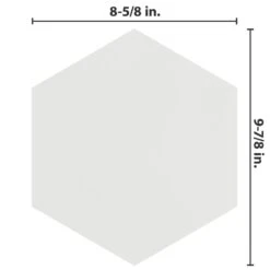 Merola Tile Textile Hex White 8-5/8 In. X 9-7/8 In. Porcelain Floor And Wall Tile (11.56 Sq. Ft. / Case) 26 Merola Tile Textile Hex White 8-5/8 In. X 9-7/8 In. Porcelain Floor And Wall Tile (11.56 Sq. Ft. / Case) -Floor Promotion Store 08459766baa8ee50d377450e68a46b9c 0cc9d616 fb92 4be4 9009 6f1b6aee0785 1800x1800