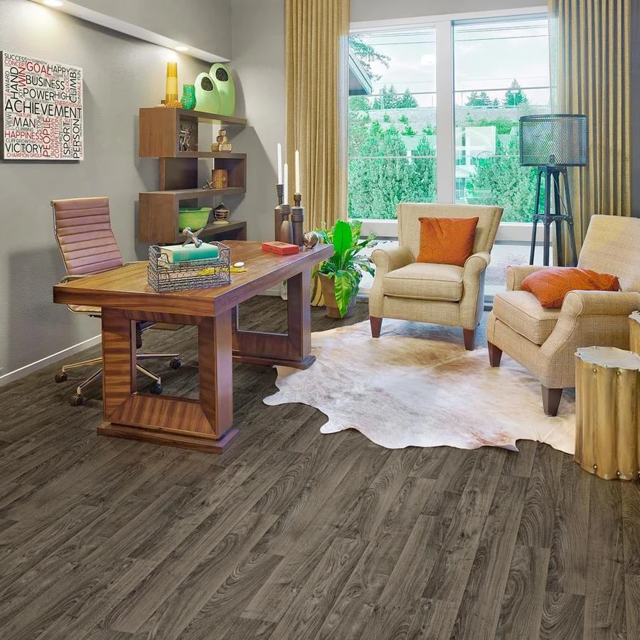 Congoleum ArmorCore LC Wood Ridge 12-ft W Cut-to-Length Rainy Evening Wood Look Low-Gloss Finish Sheet Vinyl 1 Congoleum ArmorCore LC Wood Ridge 12-ft W Cut-to-Length Rainy Evening Wood Look Low-Gloss Finish Sheet Vinyl
