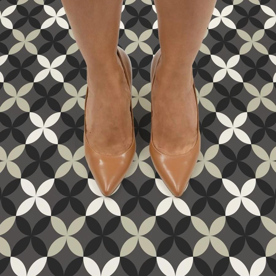 FloorPops 20-Piece 12-in X 12-in Neutral Peel And Stick Vinyl Tile 3 FloorPops 20-Piece 12-in X 12-in Neutral Peel And Stick Vinyl Tile - Image 3