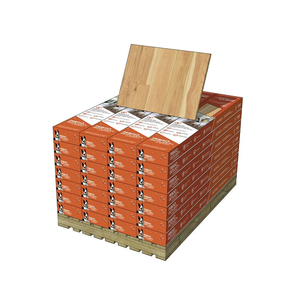 Pergo Outlast+ Waterproof Arden Blonde Hickory 10 Mm T X 6.14 In. W X 47.24 In. L Laminate Flooring (451.36 Sq. Ft. / Pallet) 3 Pergo Outlast+ Waterproof Arden Blonde Hickory 10 Mm T X 6.14 In. W X 47.24 In. L Laminate Flooring (451.36 Sq. Ft. / Pallet) - Image 3