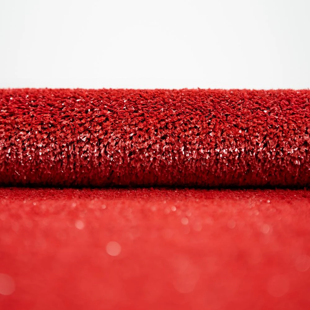 Evergreen 6 Ft. 7 In. X 9 Ft. 3 In. Red Artificial Grass Carpet 5 Evergreen 6 Ft. 7 In. X 9 Ft. 3 In. Red Artificial Grass Carpet - Image 5