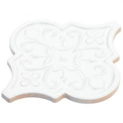 Bond Tile Roma Florid White 6.25 In. X 7.25 In. Ceramic Arabesque Wall Tile (30 Pieces 4.84 Sq. Ft. / Box) -Floor Promotion Store 0aa611d7 e1ce 48ec 9a16 8c1083767483.9ceb4e789e0c4c66f551d008fb1171ec 1800x1800