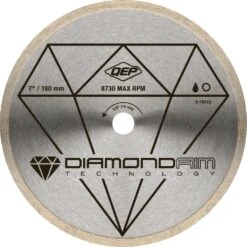 QEP 7 In. Diamond Blade For Wet Tile Saws For Ceramic Tile