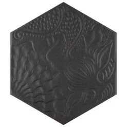 Merola Tile Gaudi Hex Black 8-5/8 In. X 9-7/8 In. Porcelain Floor And Wall Tile (11.56 Sq. Ft. / Case) 23 Merola Tile Gaudi Hex Black 8-5/8 In. X 9-7/8 In. Porcelain Floor And Wall Tile (11.56 Sq. Ft. / Case) -Floor Promotion Store 0e0fca77d2d08c8c05243e330f7cf29d 1800x1800