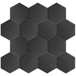 Merola Tile Hexatile Matte Nero 7 In. X 8 In. Porcelain Floor And Wall Tile (7.67 Sq. Ft./case) 14 Merola Tile Hexatile Matte Nero 7 In. X 8 In. Porcelain Floor And Wall Tile (7.67 Sq. Ft./case) -Floor Promotion Store 0f30e83312e3e2966742154523a4cd29 1800x1800