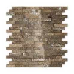 Inoxia SpeedTiles Bengal Brown 11.77 In. X 11.57 In. X 8 Mm Stone Self-Adhesive Wall Mosaic Tile (11.4 Sq. Ft. / Case) -Floor Promotion Store 0f5915bdf792d0ffb9631a1c5addfe40 1800x1800