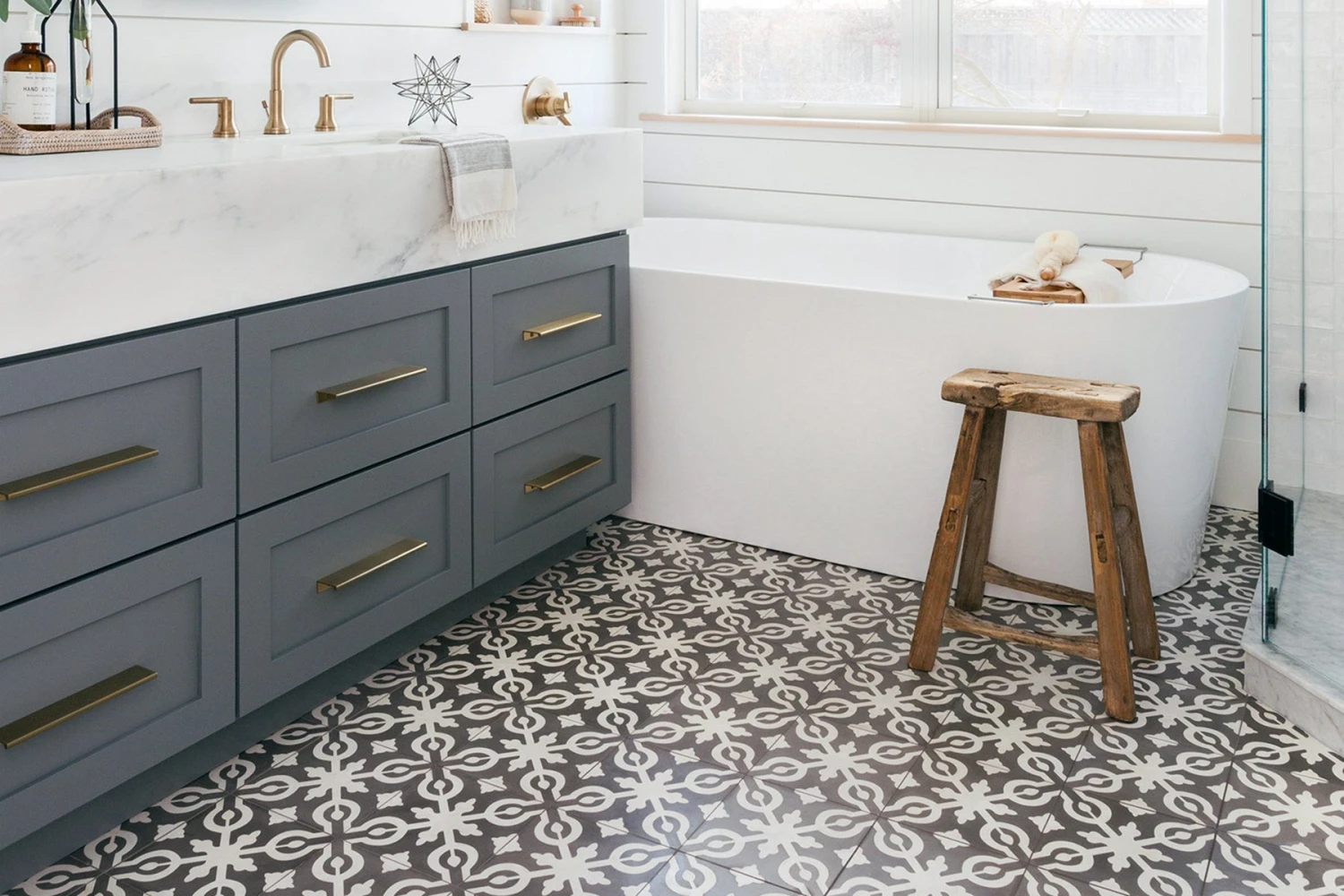 Remy 8-in X 8-in Pattern Field Tile In Soffia 5.28sf Per Box 4 Remy 8-in X 8-in Pattern Field Tile In Soffia 5.28sf Per Box - Image 4