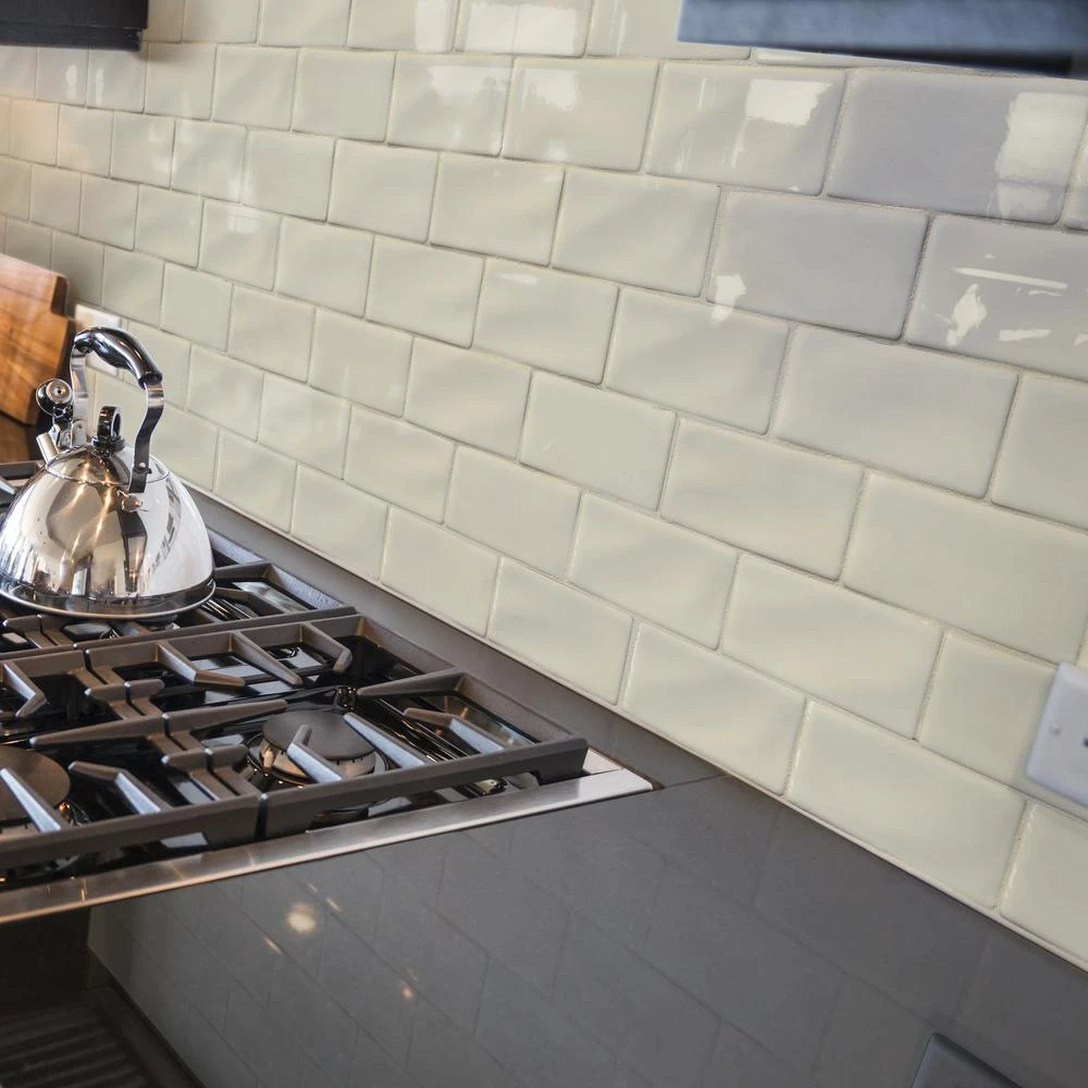 MSI Antique 3 In. X 6 In. Glossy Ceramic Handcrafted Beige Handmade Subway Tile (1 Sq. Ft. / Case) 6 MSI Antique 3 In. X 6 In. Glossy Ceramic Handcrafted Beige Handmade Subway Tile (1 Sq. Ft. / Case) - Image 6