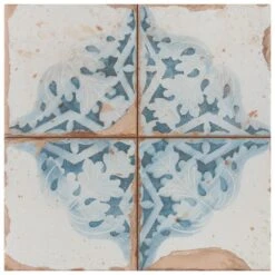 Merola Tile Artisan Azul Decor 13 In. X 13 In. Ceramic Floor And Wall Tile (12.2 Sq. Ft. / Case) 26 Merola Tile Artisan Azul Decor 13 In. X 13 In. Ceramic Floor And Wall Tile (12.2 Sq. Ft. / Case) -Floor Promotion Store 12d4ccad8441dfd892ea97be7506cff9 1800x1800