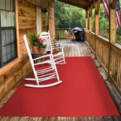 Indoor/Outdoor Carpet With Rubber Marine Backing - Red 6' X 10' - Several Sizes Available - Carpet Flooring For Patio, Porch, Deck, Boat, Basement Or Garage -Floor Promotion Store 13d07349 aa6d 41d6 ba24 3b8ae8899629 1.245082160a287446805d0934f200c6b0 1800x1800