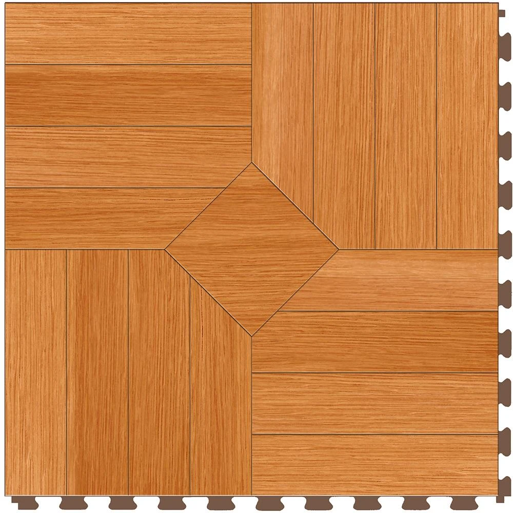 Perfection Floor Tile Bordeaux Wood Collection Bordeaux Maple/Satin 20-in X 20-in Water Resistant Interlocking Luxury Flooring (16.7-sq Ft) 14 Perfection Floor Tile Bordeaux Wood Collection Bordeaux Maple/Satin 20-in X 20-in Water Resistant Interlocking Luxury Flooring (16.7-sq Ft) - Image 14