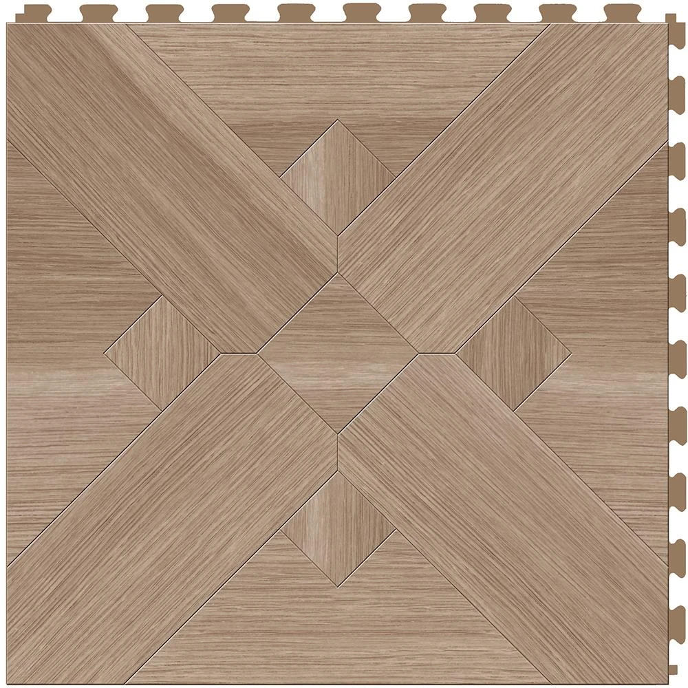 Perfection Floor Tile Bordeaux Wood Collection Bordeaux Maple/Satin 20-in X 20-in Water Resistant Interlocking Luxury Flooring (16.7-sq Ft) 9 Perfection Floor Tile Bordeaux Wood Collection Bordeaux Maple/Satin 20-in X 20-in Water Resistant Interlocking Luxury Flooring (16.7-sq Ft) - Image 9