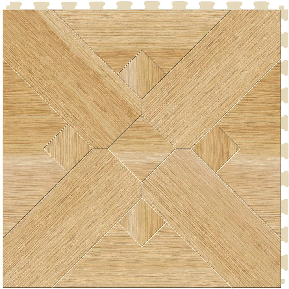 Perfection Floor Tile Bordeaux Wood Collection Bordeaux Maple/Satin 20-in X 20-in Water Resistant Interlocking Luxury Flooring (16.7-sq Ft) 8 Perfection Floor Tile Bordeaux Wood Collection Bordeaux Maple/Satin 20-in X 20-in Water Resistant Interlocking Luxury Flooring (16.7-sq Ft) - Image 8
