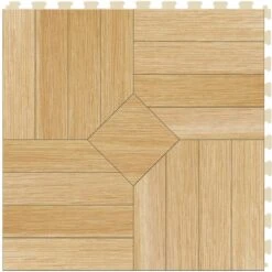 Perfection Floor Tile Bordeaux Wood Collection Bordeaux Driftwood/Satin 20-in X 20-in Water Resistant Interlocking Luxury Flooring (16.7-sq Ft) -Floor Promotion Store 14125267 819c64b6 9da5 47ad 8483 02073336b294 1800x1800
