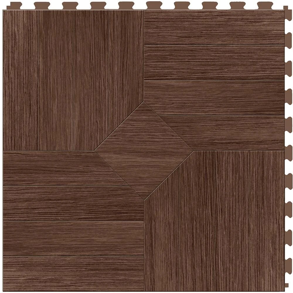 Perfection Floor Tile Bordeaux Wood Collection Bordeaux Maple/Satin 20-in X 20-in Water Resistant Interlocking Luxury Flooring (16.7-sq Ft) 15 Perfection Floor Tile Bordeaux Wood Collection Bordeaux Maple/Satin 20-in X 20-in Water Resistant Interlocking Luxury Flooring (16.7-sq Ft) - Image 15