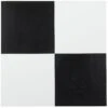 Achim Nexus Black And White 12-in X 12-in Peel And Stick Vinyl Tile Flooring (20-sq Ft)