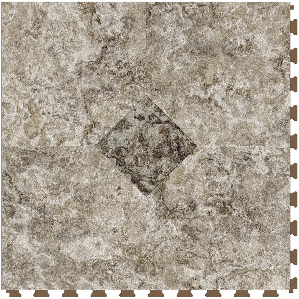Perfection Floor Tile Breccia Collection Breccia Crema Primo/Satin 20-in X 20-in Water Resistant Interlocking Luxury Flooring (16.7-sq Ft) 1 Perfection Floor Tile Breccia Collection Breccia Crema Primo/Satin 20-in X 20-in Water Resistant Interlocking Luxury Flooring (16.7-sq Ft)
