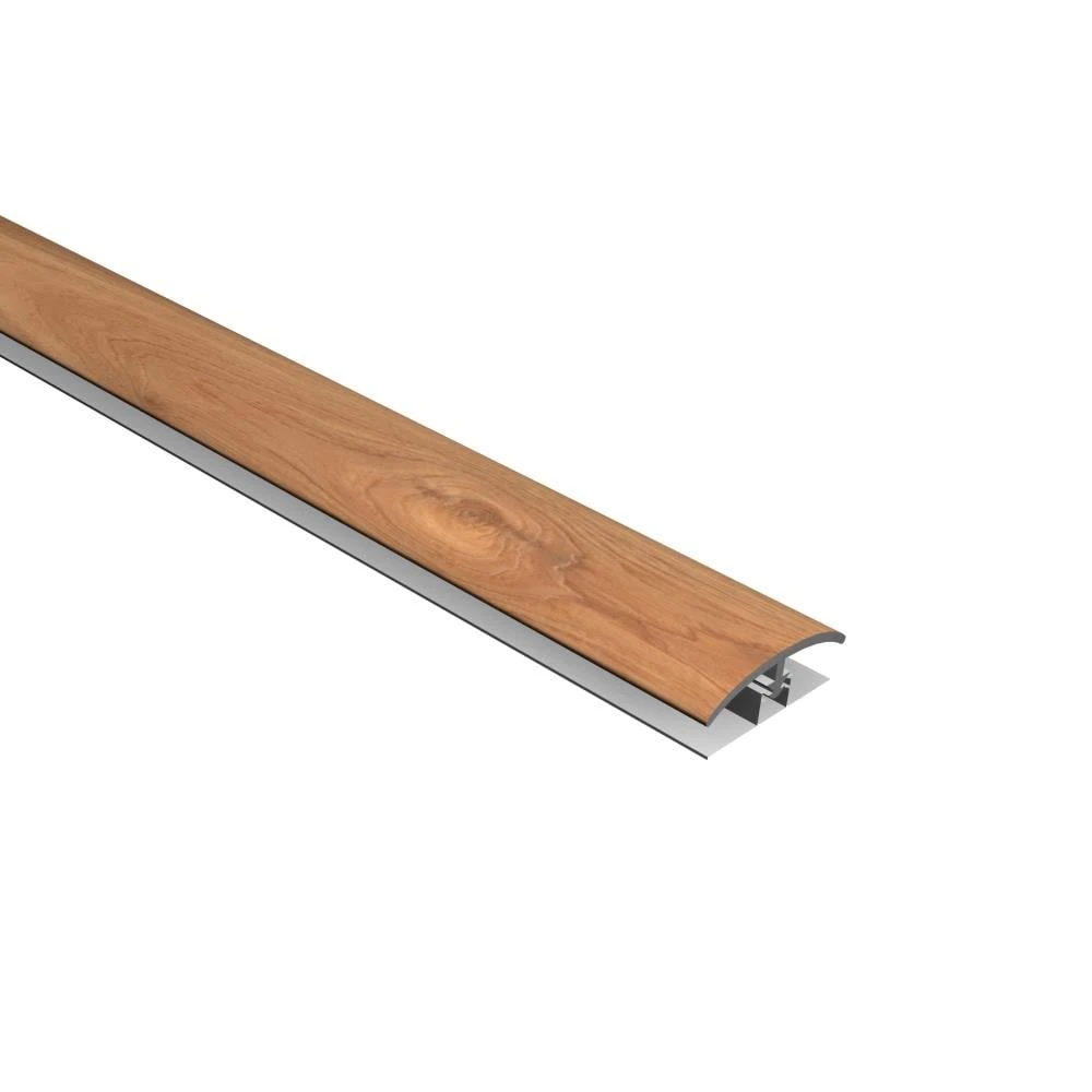 CALI South Seas Oak 1.25-in X 72-in Vinyl Floor T-Moulding 1 CALI South Seas Oak 1.25-in X 72-in Vinyl Floor T-Moulding