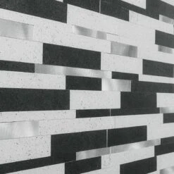 Bond Tile Easy Luxe Metalway Gray 11.81 In. X 11.81 In. SPC Peel And Stick Tile (0.96 Sq. Ft. / Sheet) -Floor Promotion Store 159d4745 155f 49cd ad81 82a8685f5392.0e6424a0a4aa83b70be680659c30122c 1800x1800