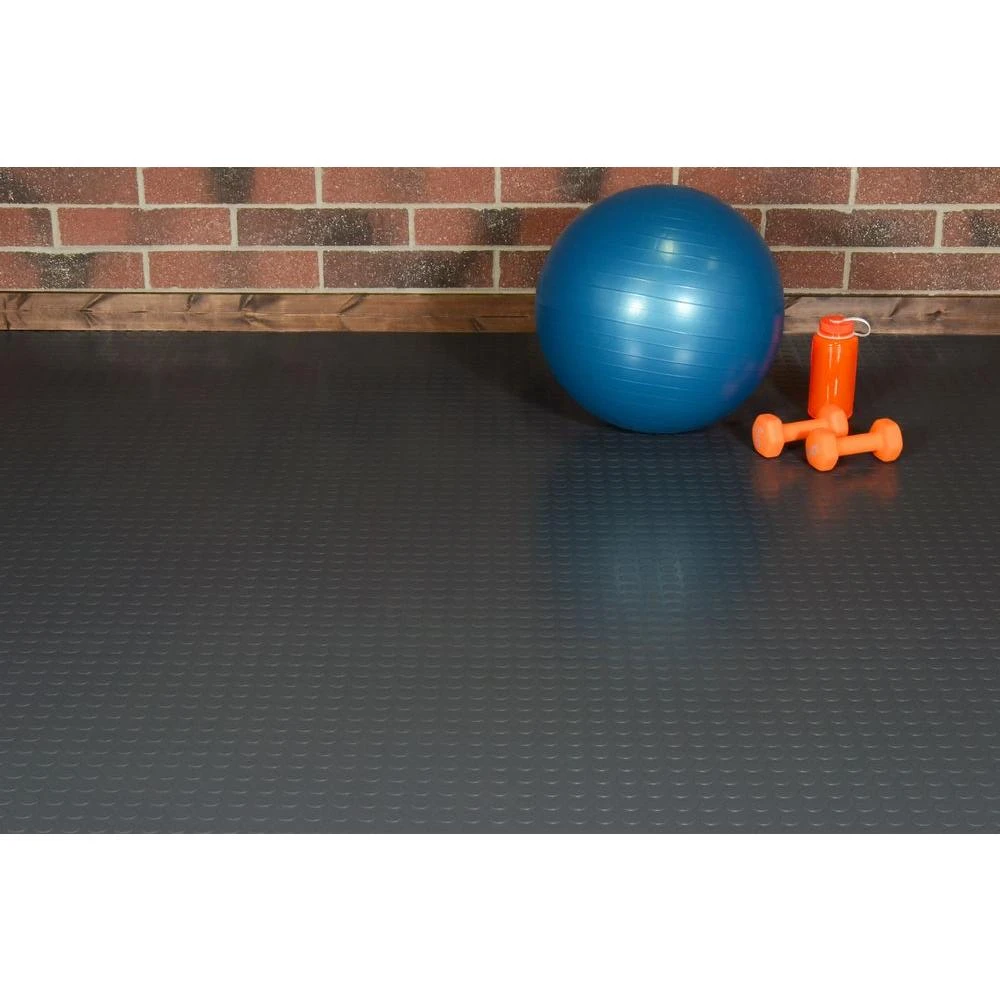 Husky Coin 10 Ft. Wide X Your Choice Length Grey Commercial Grade Vinyl Flooring 3 Husky Coin 10 Ft. Wide X Your Choice Length Grey Commercial Grade Vinyl Flooring - Image 3