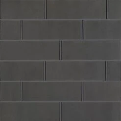 MSI Metallic 4 In. X 12 In. Glossy Glass Gray Subway Tile (5 Sq. Ft. / Case)