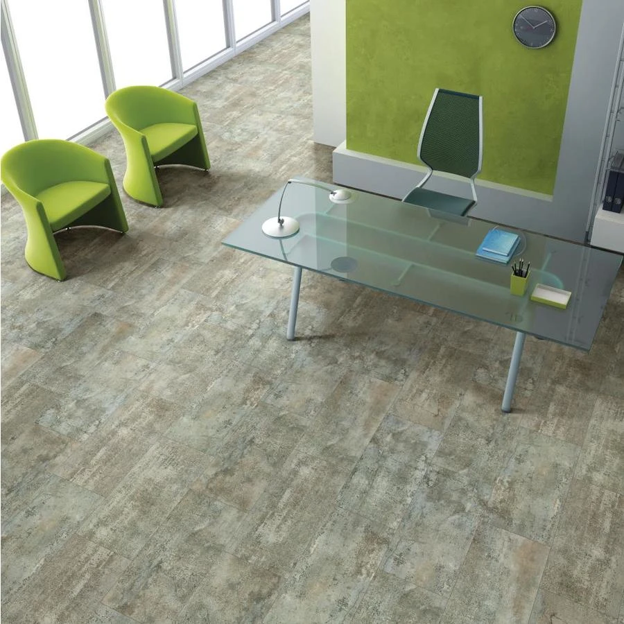 Shaw 8-Piece 12-in X 24-in Granite Interlocking Vinyl Tile 5 Shaw 8-Piece 12-in X 24-in Granite Interlocking Vinyl Tile - Image 5