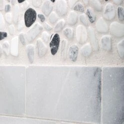 Jeffrey Court Carrara River Rocks 11.625 In. X 11.625 In. X 10.5 Mm Marble Mosaic Floor And Wall Tile 9 Jeffrey Court Carrara River Rocks 11.625 In. X 11.625 In. X 10.5 Mm Marble Mosaic Floor And Wall Tile -Floor Promotion Store 198b93c0360adfff9308723b70b39119 1800x1800