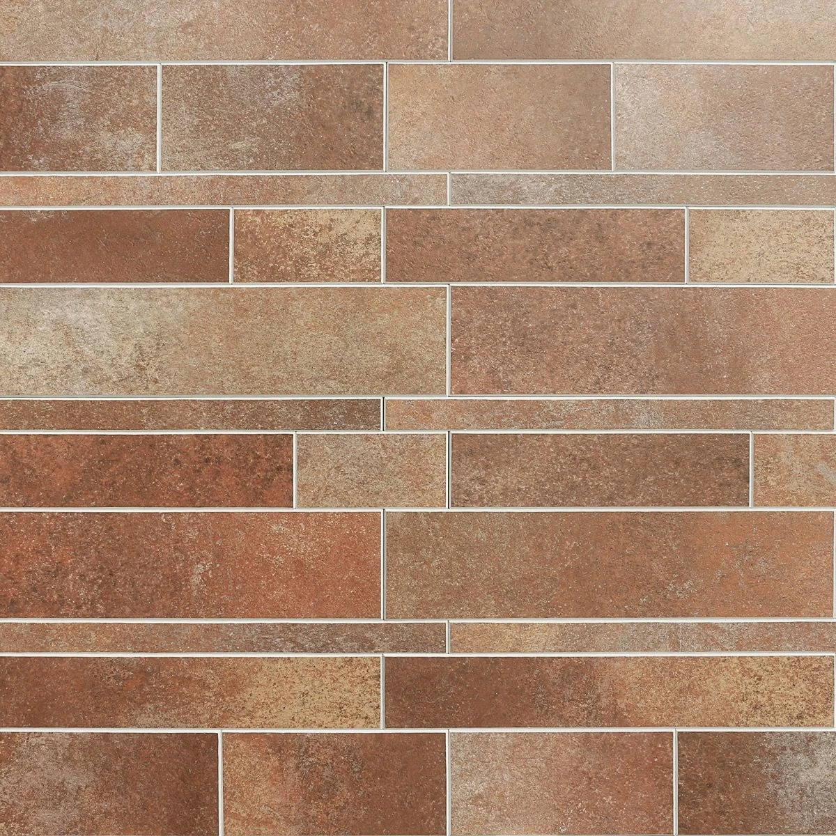 Bond Tile Easy Luxe Railroad Terra 11.81 In. X 11.81 In. SPC Peel And Stick Tile (0.96 Sq. Ft. / Sheet) 1 Bond Tile Easy Luxe Railroad Terra 11.81 In. X 11.81 In. SPC Peel And Stick Tile (0.96 Sq. Ft. / Sheet)