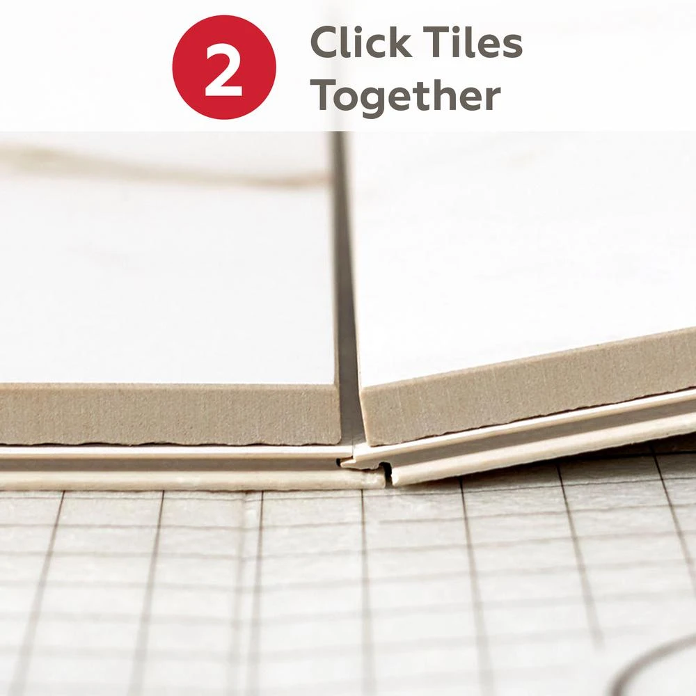 Daltile QuicTile 12 In. X 24 In. Enchanting Marble Matte Porcelain Locking Floor Tile (9.6 Sq. Ft. / Case) 9 Daltile QuicTile 12 In. X 24 In. Enchanting Marble Matte Porcelain Locking Floor Tile (9.6 Sq. Ft. / Case) - Image 9