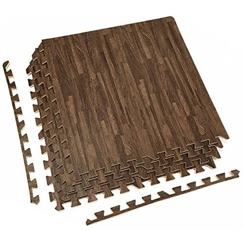 Sorbus Wood Grain Floor Mats Foam Interlocking Mats Tile 3/8-Inch Thick Flooring Wood Mat Tiles Borders - Home Office Playroom Basement Trade Show 1 Sorbus Wood Grain Floor Mats Foam Interlocking Mats Tile 3/8-Inch Thick Flooring Wood Mat Tiles Borders - Home Office Playroom Basement Trade Show