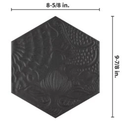 Merola Tile Gaudi Hex Black 8-5/8 In. X 9-7/8 In. Porcelain Floor And Wall Tile (11.56 Sq. Ft. / Case) 17 Merola Tile Gaudi Hex Black 8-5/8 In. X 9-7/8 In. Porcelain Floor And Wall Tile (11.56 Sq. Ft. / Case) -Floor Promotion Store 1ccccf83c7e0493dd2207590ad7e03a0 1800x1800