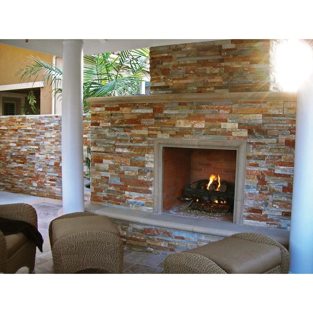 MSI Golden White Ledger Panel 6 In. X 24 In. Natural Quartzite Slate Wall Tile (10 Cases/40 Sq. Ft./pallet) 2 MSI Golden White Ledger Panel 6 In. X 24 In. Natural Quartzite Slate Wall Tile (10 Cases/40 Sq. Ft./pallet) - Image 2