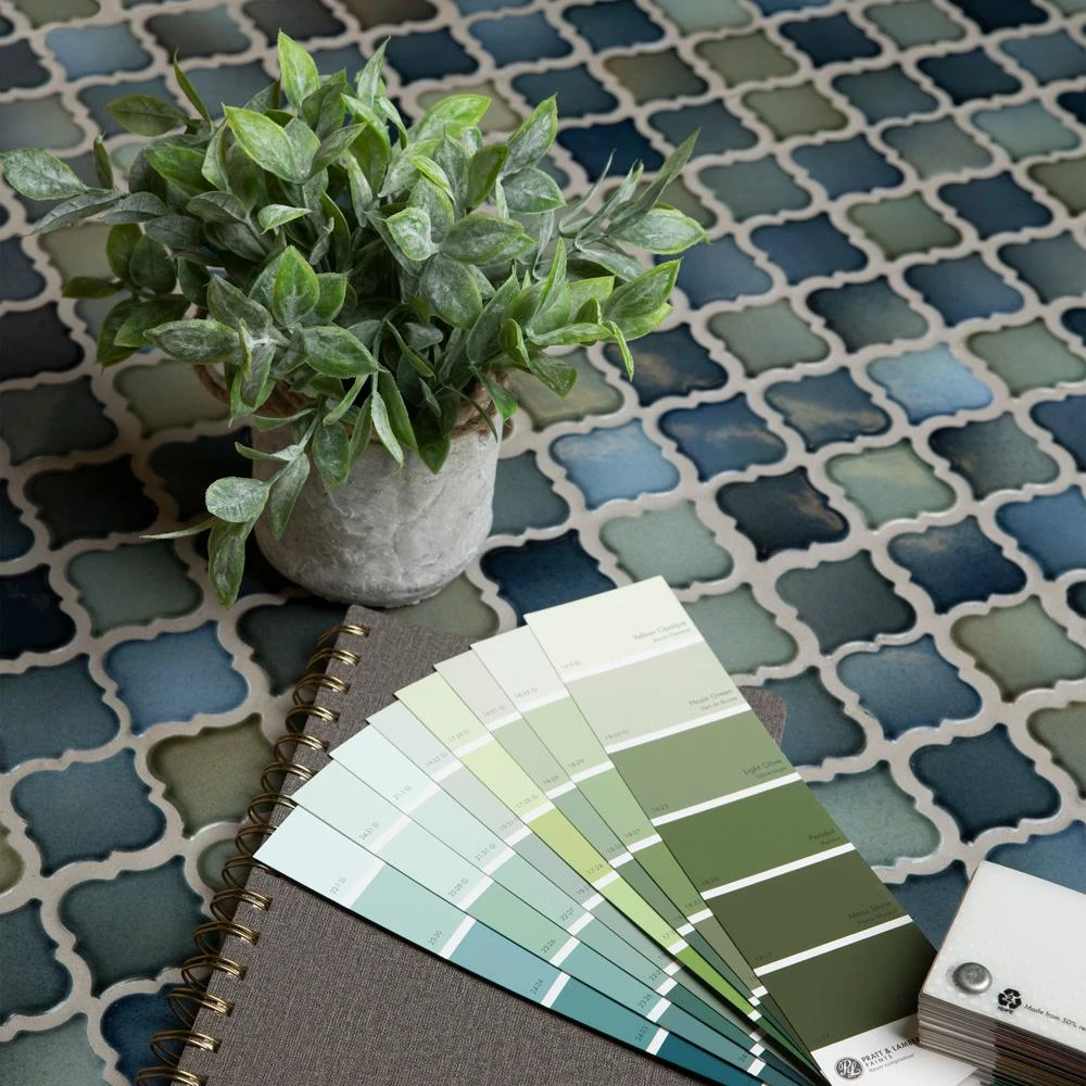 Merola Tile Hudson Tangier Atlantis 12 In. X 12 In. Porcelain Mosaic Tile (10.96 Sq. Ft. / Case) 2 Merola Tile Hudson Tangier Atlantis 12 In. X 12 In. Porcelain Mosaic Tile (10.96 Sq. Ft. / Case) - Image 2