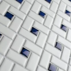 Merola Tile Spiral Blue And White 12-1/2 In. X 12-1/2 In. X 6 Mm Porcelain Mosaic Tile (11.07 Sq. Ft. / Case) 20 Merola Tile Spiral Blue And White 12-1/2 In. X 12-1/2 In. X 6 Mm Porcelain Mosaic Tile (11.07 Sq. Ft. / Case) -Floor Promotion Store 1fdc1ede668fb722ceabd56b3c45337d 1800x1800