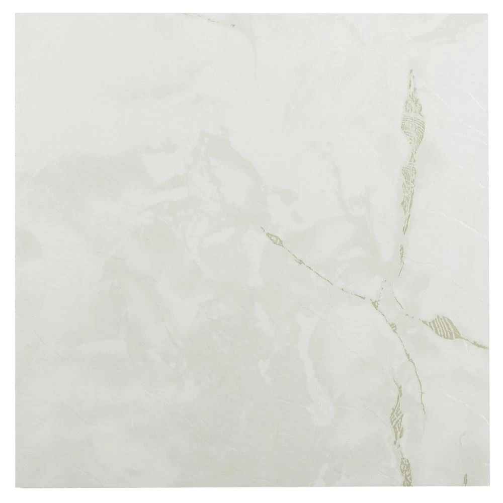 ACHIM Sterling Classic White Stone 12 In. X 12 In. Peel And Stick Vinyl Tile (20 Sq. Ft. / Case) 1 ACHIM Sterling Classic White Stone 12 In. X 12 In. Peel And Stick Vinyl Tile (20 Sq. Ft. / Case)