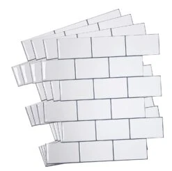 Crystiles 12"x12" Subway White Vinyl Peel And Stick Backsplash Tile, Pro Series Thicker Version, 4-Sheet Pack 17 Crystiles 12"x12" Subway White Vinyl Peel And Stick Backsplash Tile, Pro Series Thicker Version, 4-Sheet Pack -Floor Promotion Store 22bf5239 4317 463e 98b1 b04595aa2f5e 1.de5b63a3938a173514990e8bac69bcb6 1800x1800