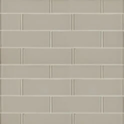 MSI Snowcap 3 In. X 6 In. X 8mm Glass White Subway Tile ( 5 Sq. Ft./Case )