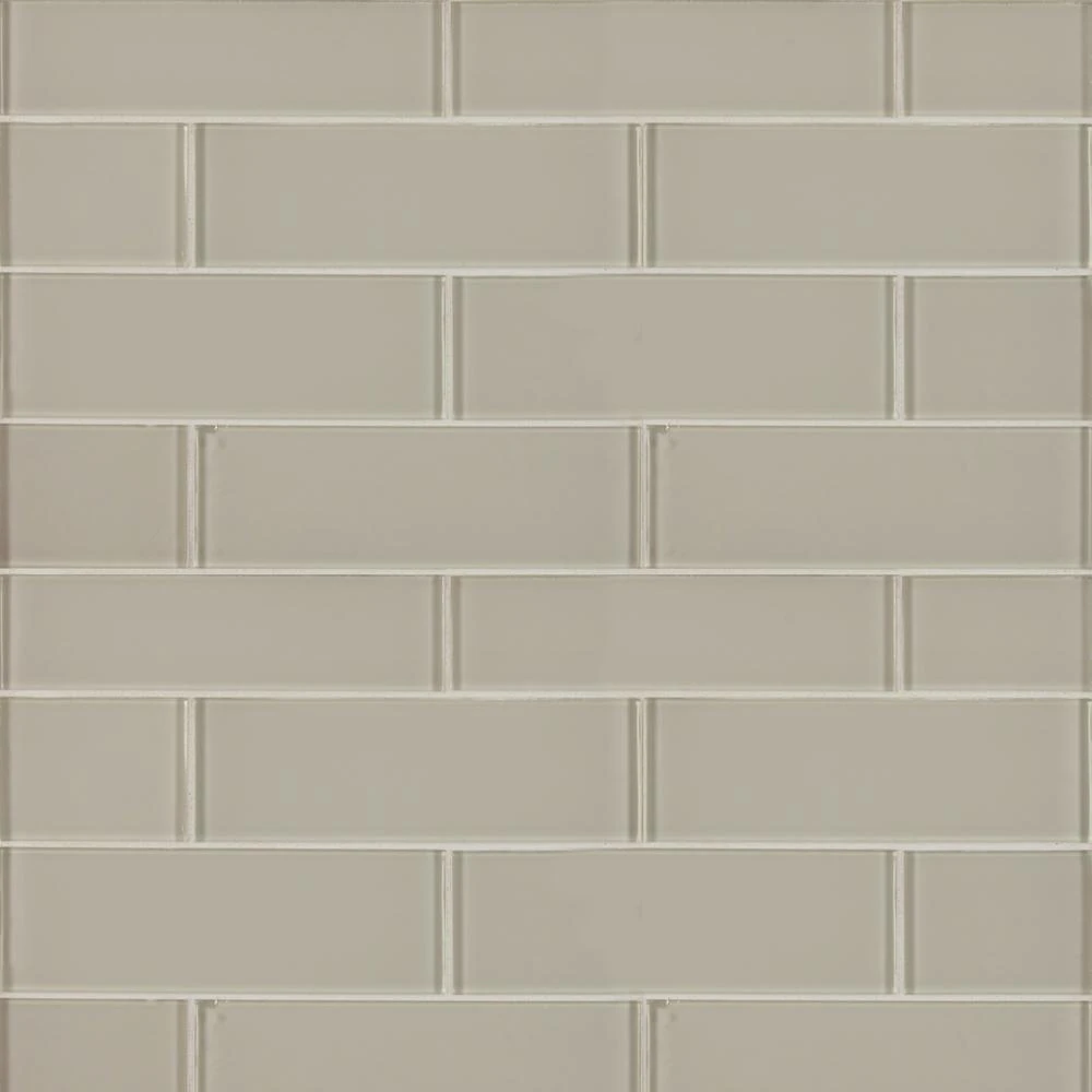 MSI Snow Cap 3 In. X 9 In. X 8mm Glossy Glass White Subway Tile (3.8 Sq. Ft. / Case) 1 MSI Snow Cap 3 In. X 9 In. X 8mm Glossy Glass White Subway Tile (3.8 Sq. Ft. / Case)