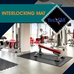 Yes4All Interlocking Foam Mats With Border - Cover 24 SQFT (6 Pcs, Black) -Floor Promotion Store 24ea9e66 c36e 4bf8 a194 6b50c7578b65 1.db4be59fa810eb85eecf9ae58e5e66ad 1800x1800