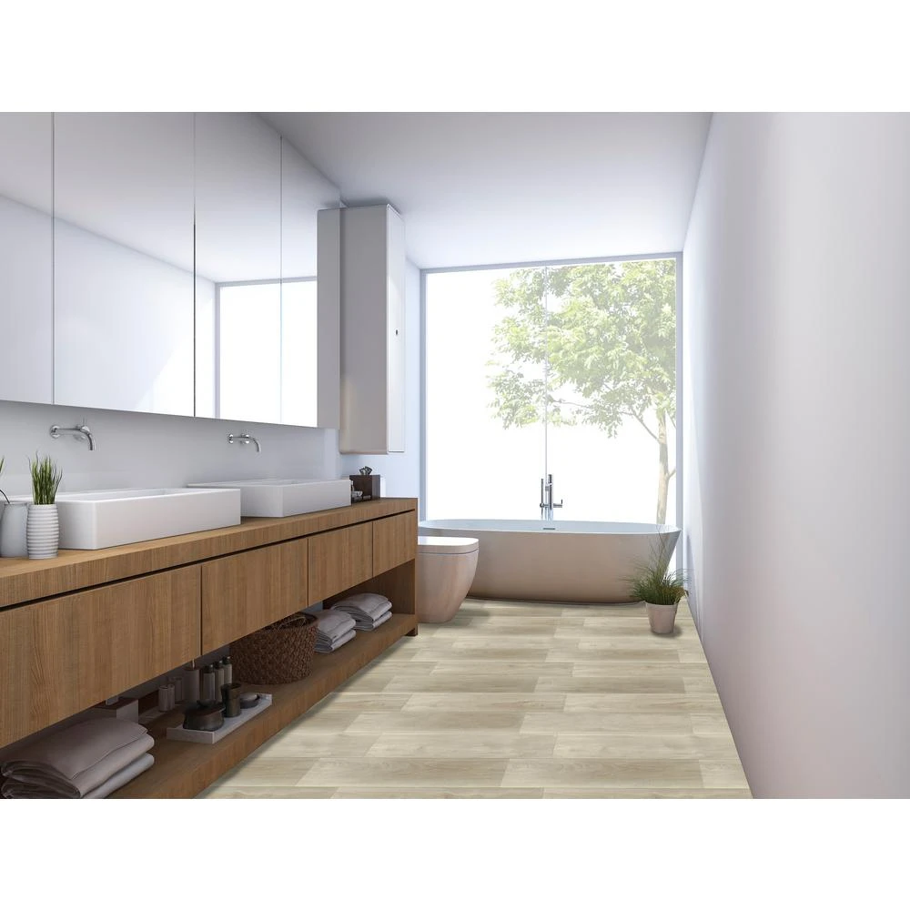 Home Decorators Collection Almond Truffle Maple 7 In. X 42 In. Rigid Core Luxury Vinyl Plank Flooring (20.8 Sq. Ft. / Case) 2 Home Decorators Collection Almond Truffle Maple 7 In. X 42 In. Rigid Core Luxury Vinyl Plank Flooring (20.8 Sq. Ft. / Case) - Image 2